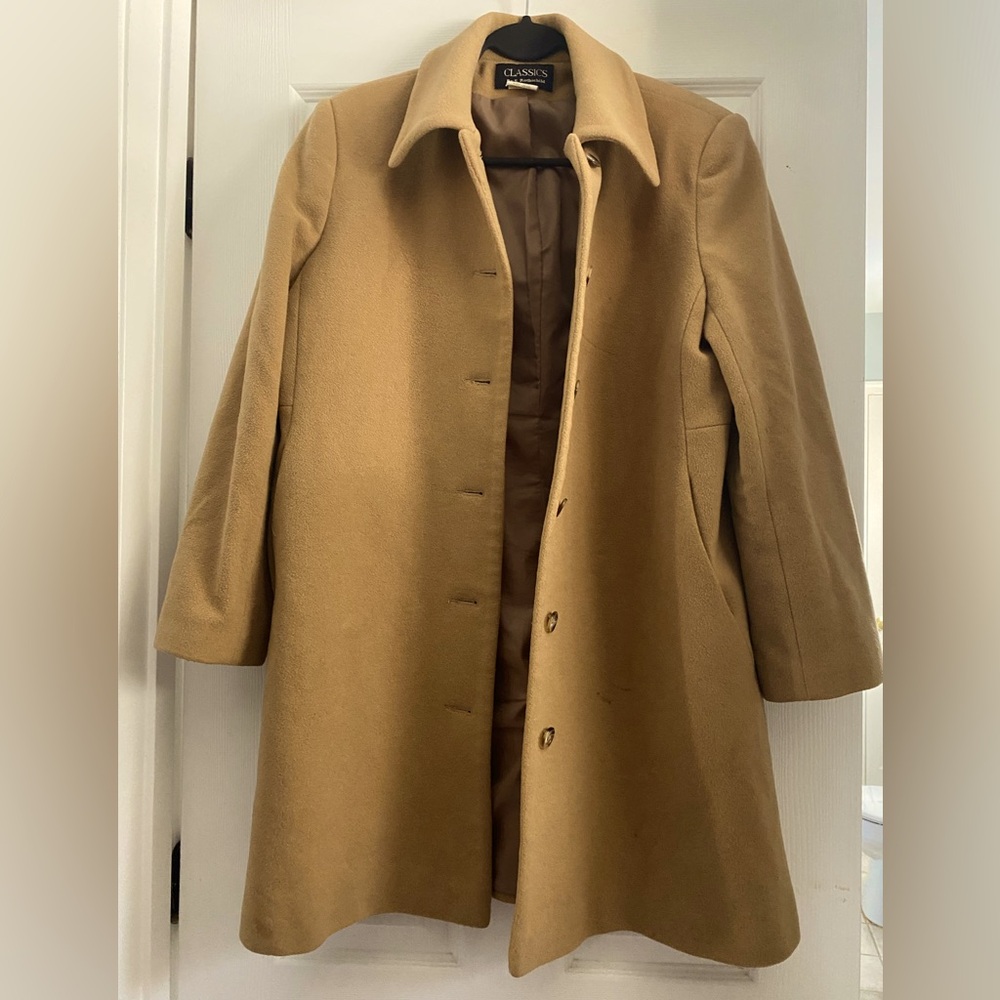 Tan Classics Wool Coat by S. Rothschild - 8P